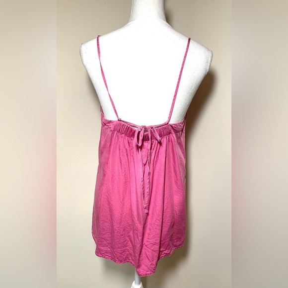 Splendid Elena Tunic Adjustable Tank Top Pink Women Small 100% Lyocell - Picture 8 of 10